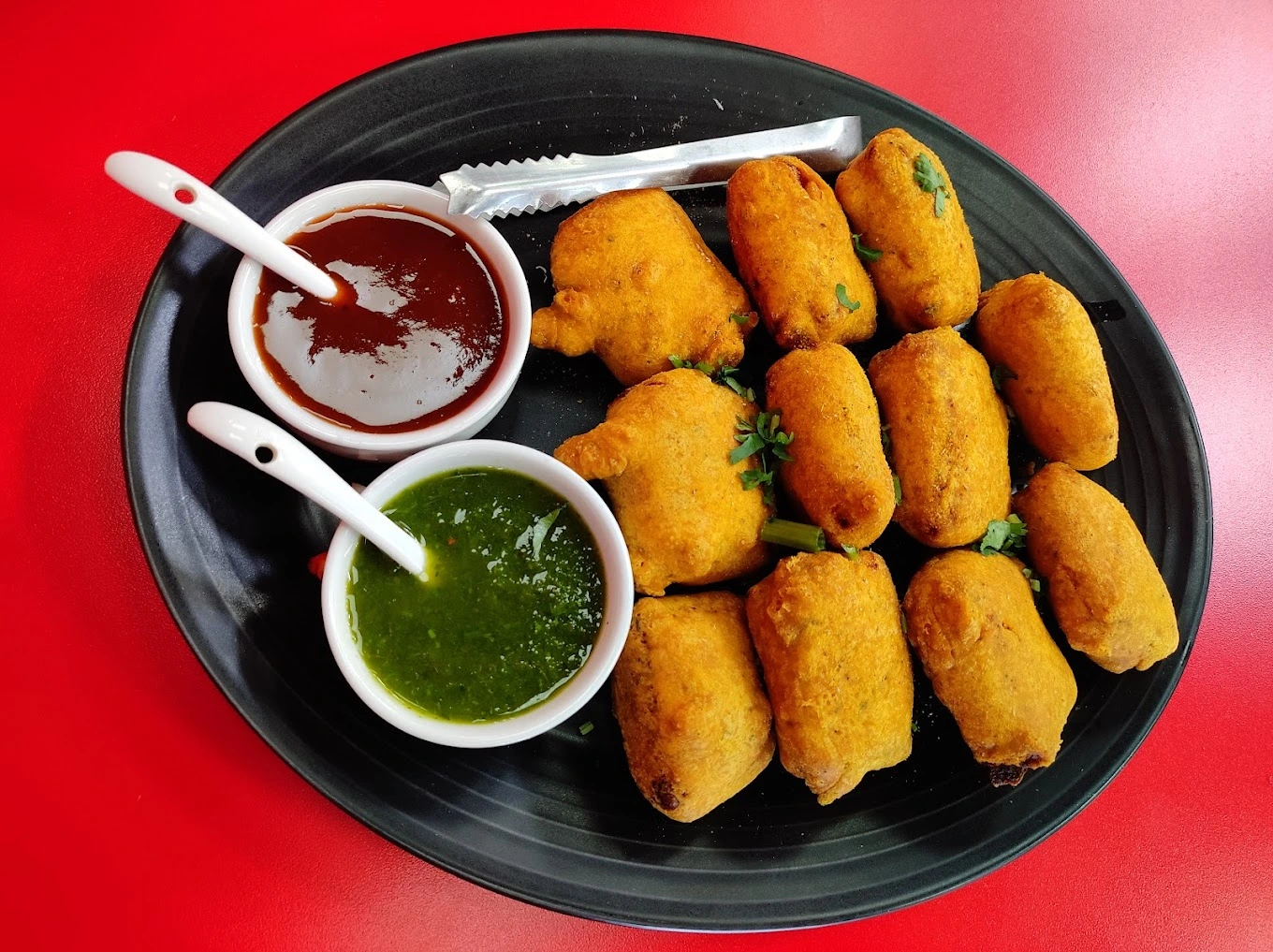 Traditional Indian dishes at Indian Villa Edmonton