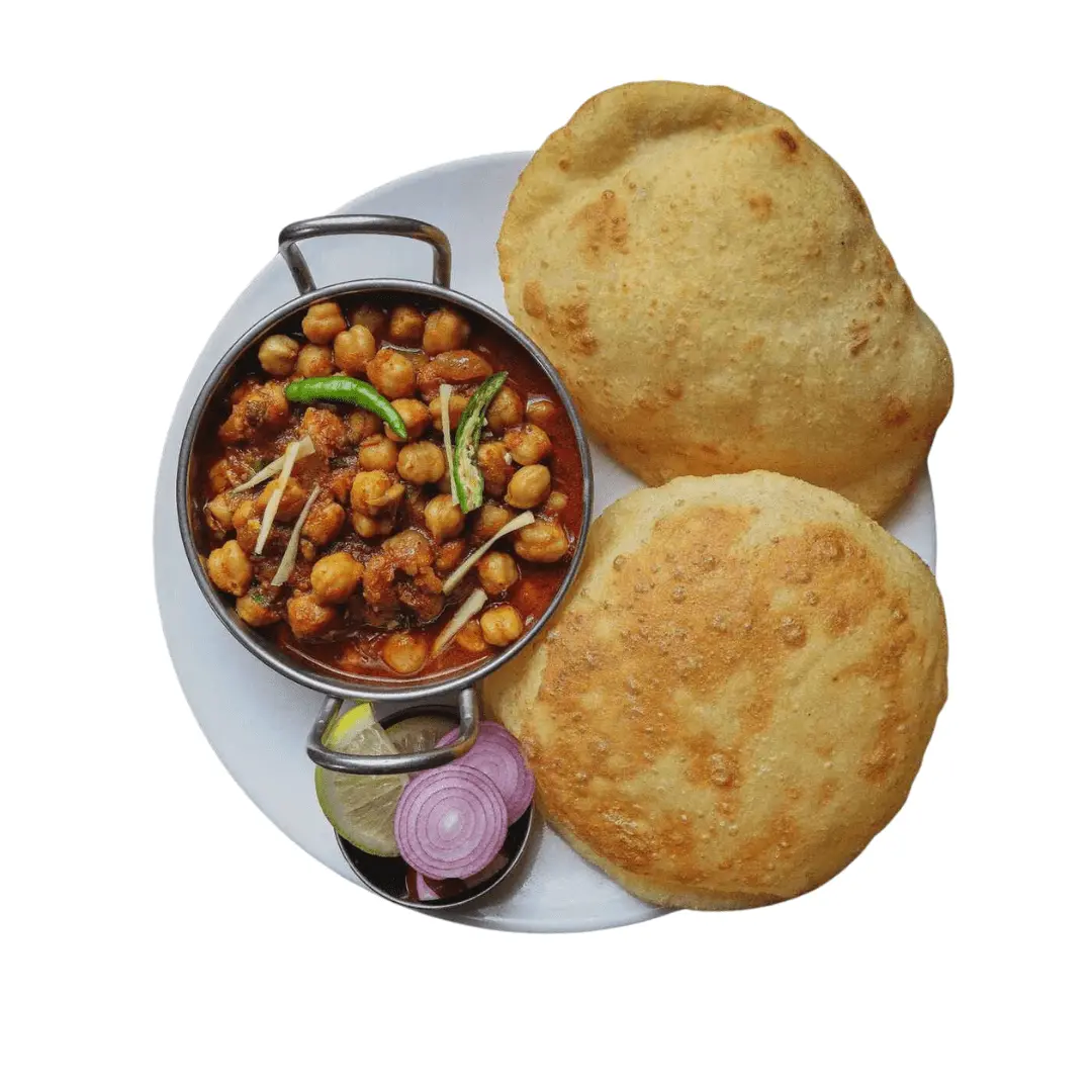 Channa Bhatura at Indian Villa Curry N Cake